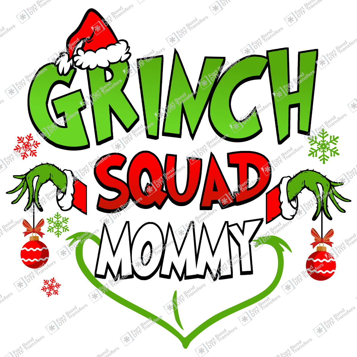 Grinch Squad Mommy