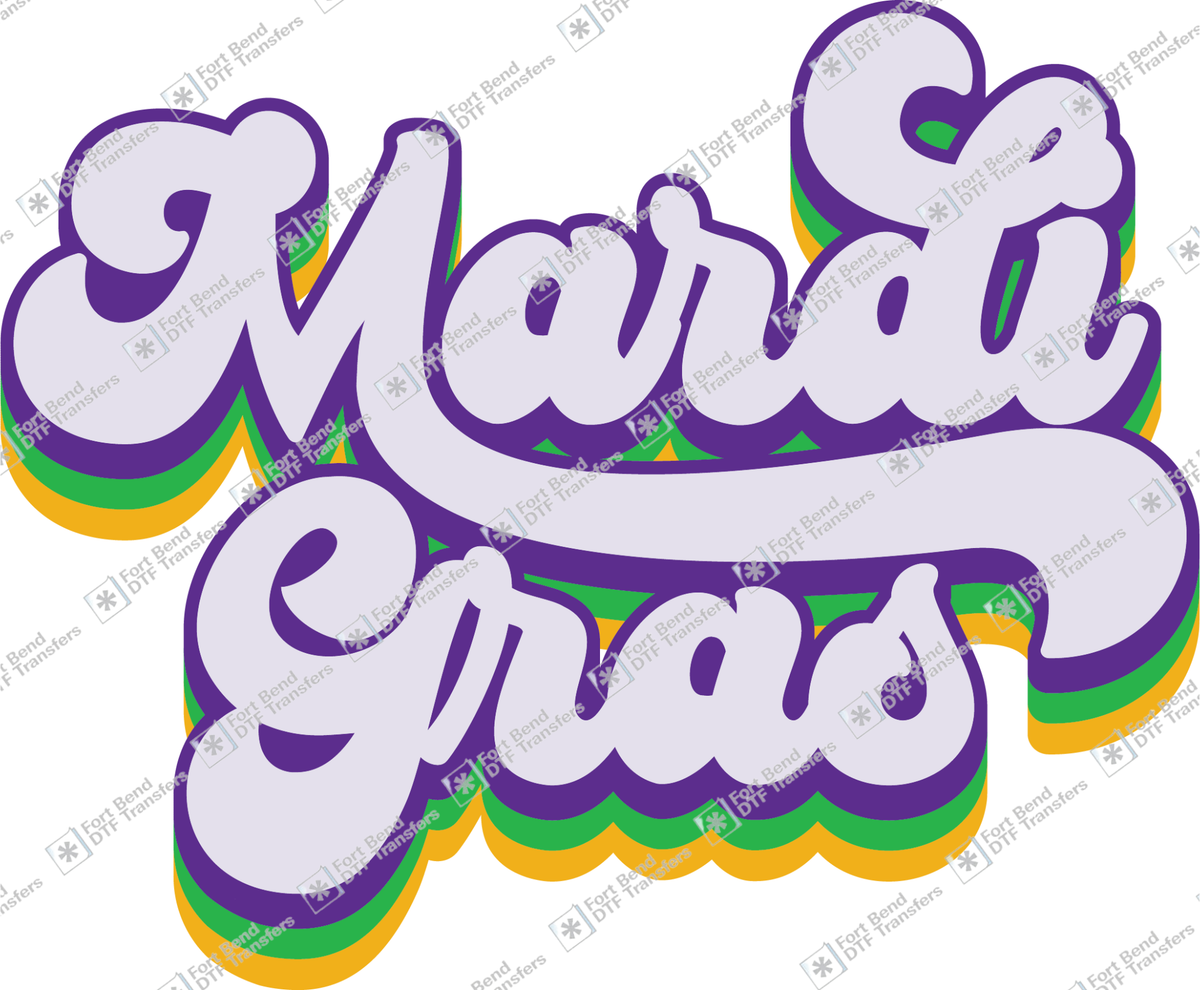 Mardi Gras White