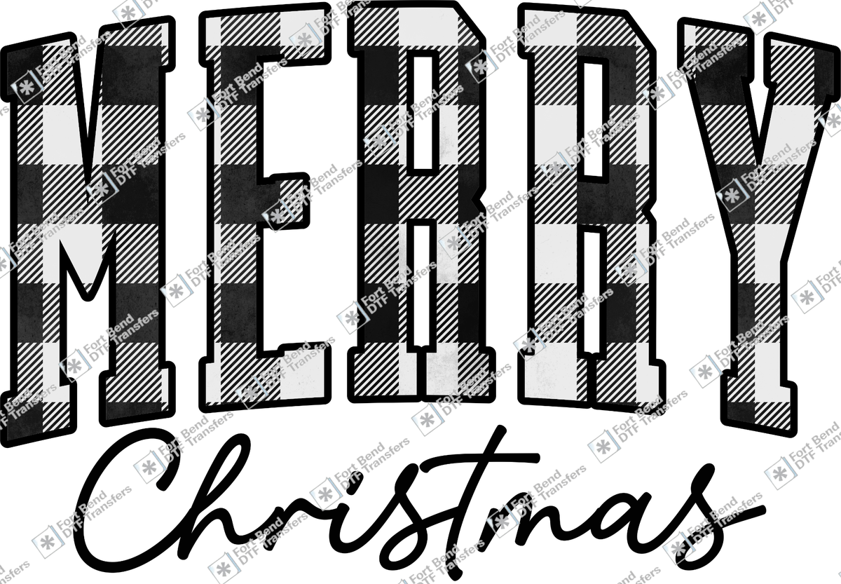 Merry Black & White
