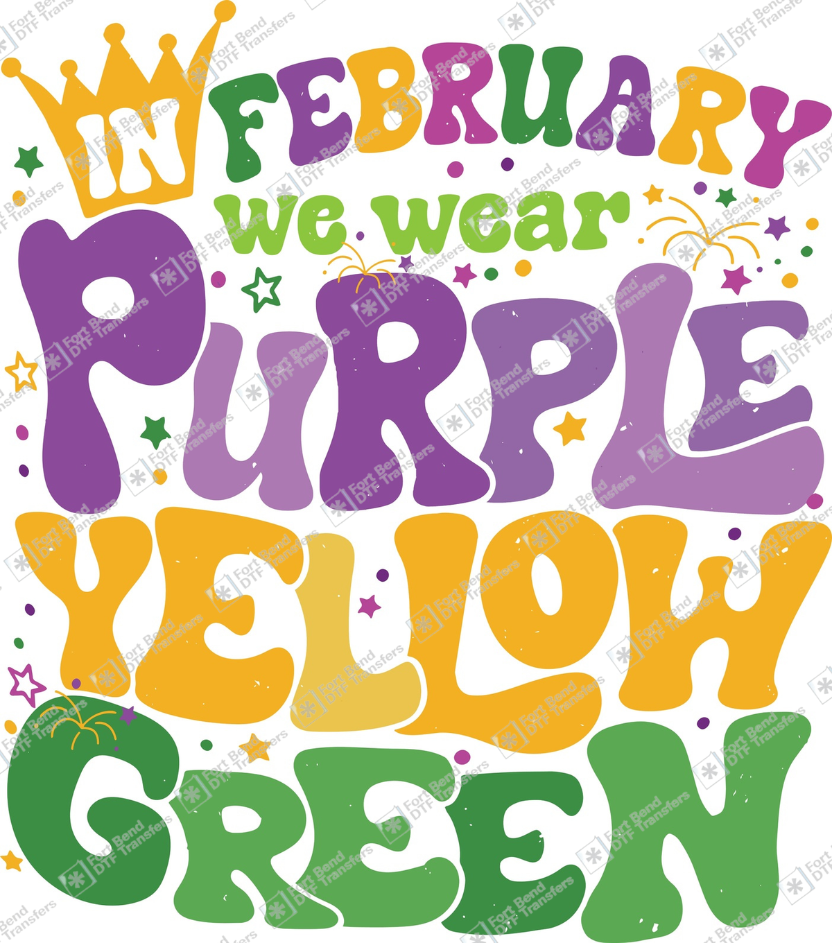 Purple Yellow Green