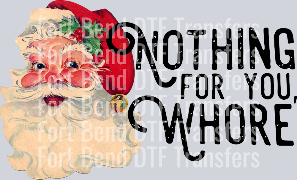 Nothing For You Whore