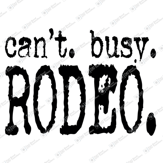 Cant. Busy.