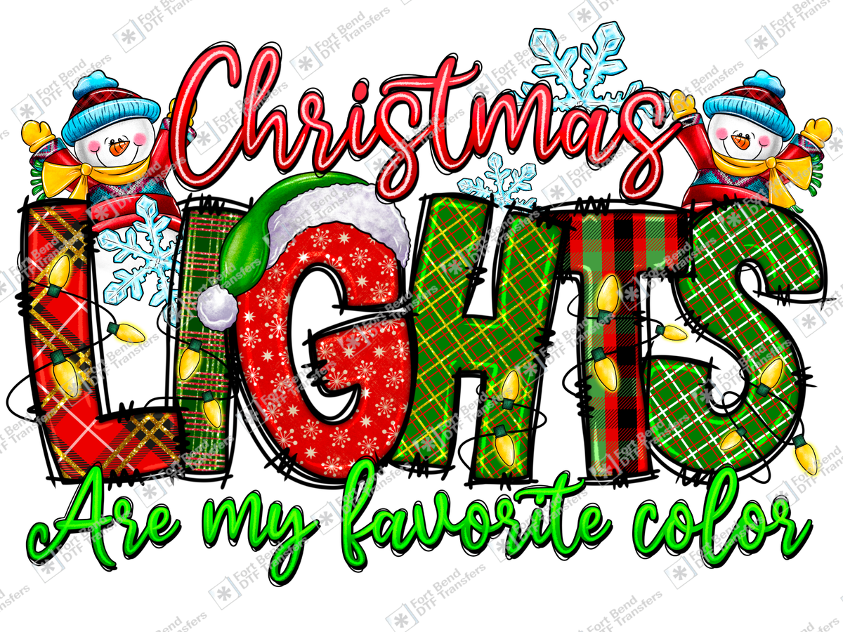 Christmas Lights Are My Favorite Color
