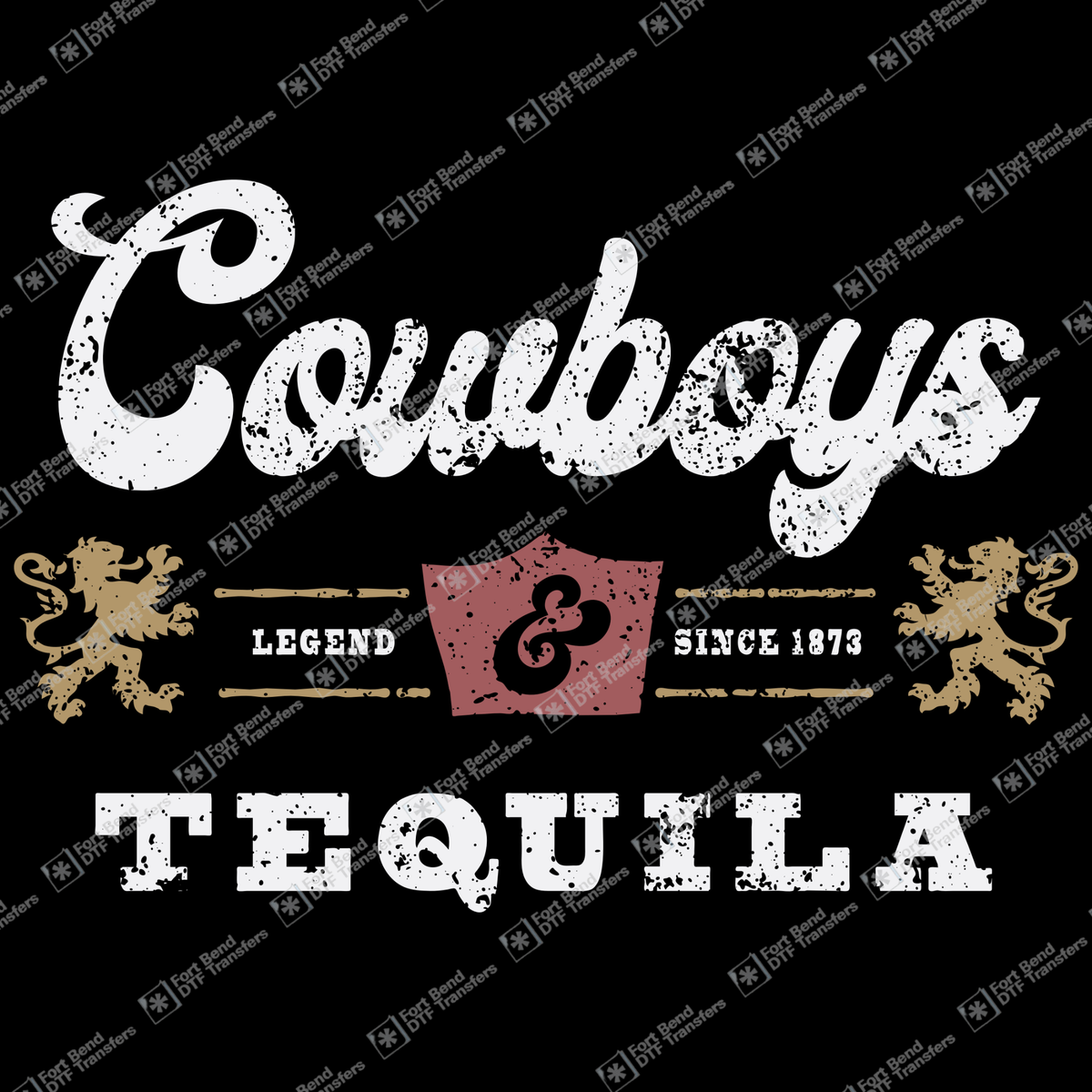 Cowboys And Tequila White
