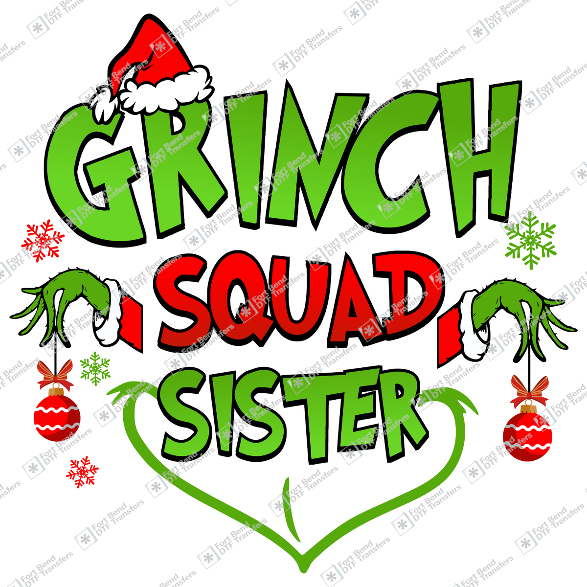 Grinch Squad Sister