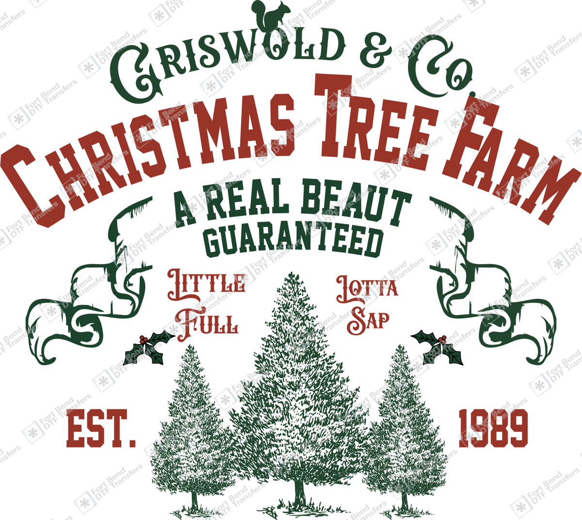 Griswold Christmas Tree Farm Without Texture