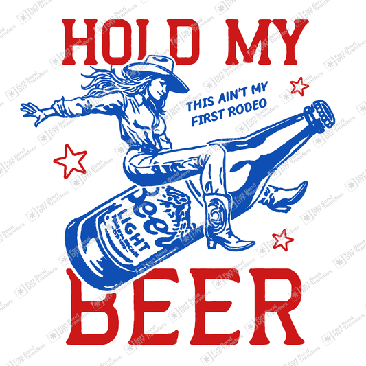 Hold My Beer Red Blue