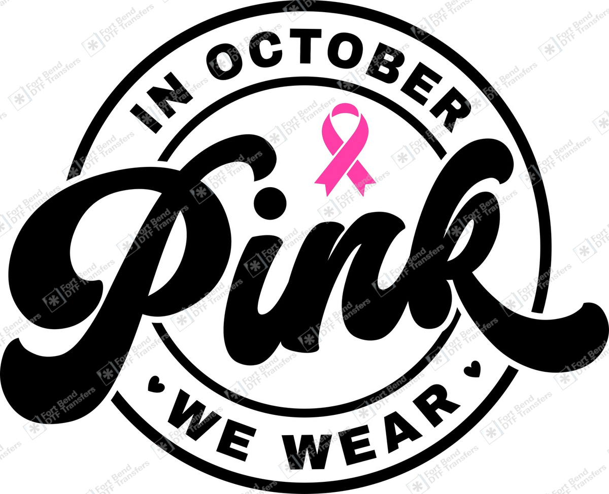 In October We Wear Pink-Black