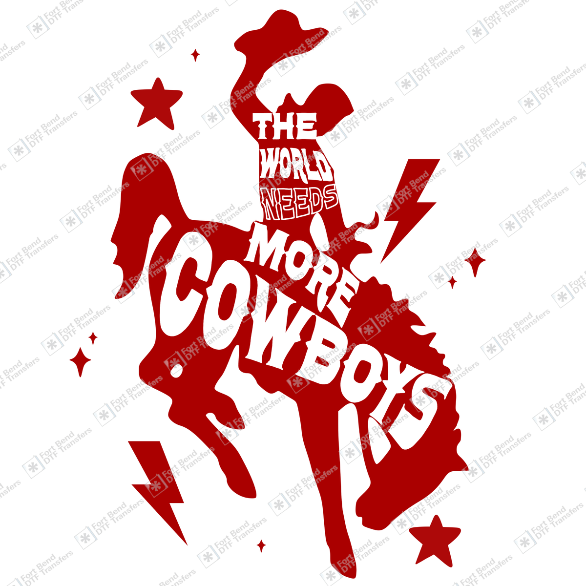 More Cowboys Red