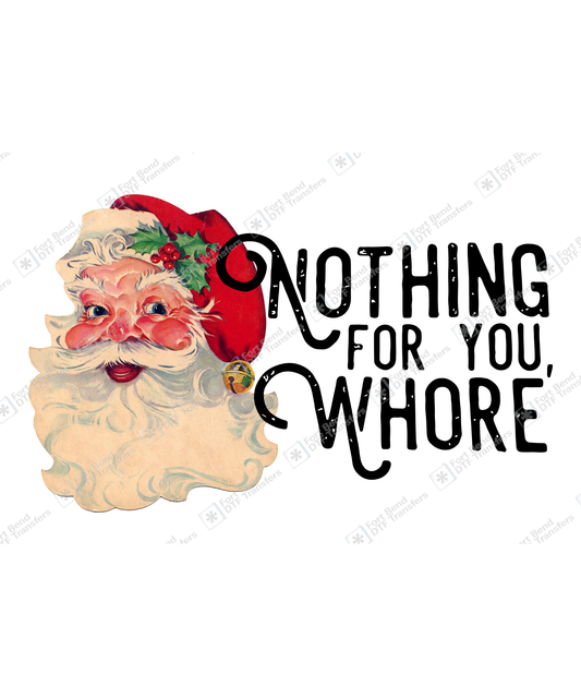 Nothing For You Whore