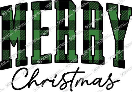 Plaid Merry Green & Black