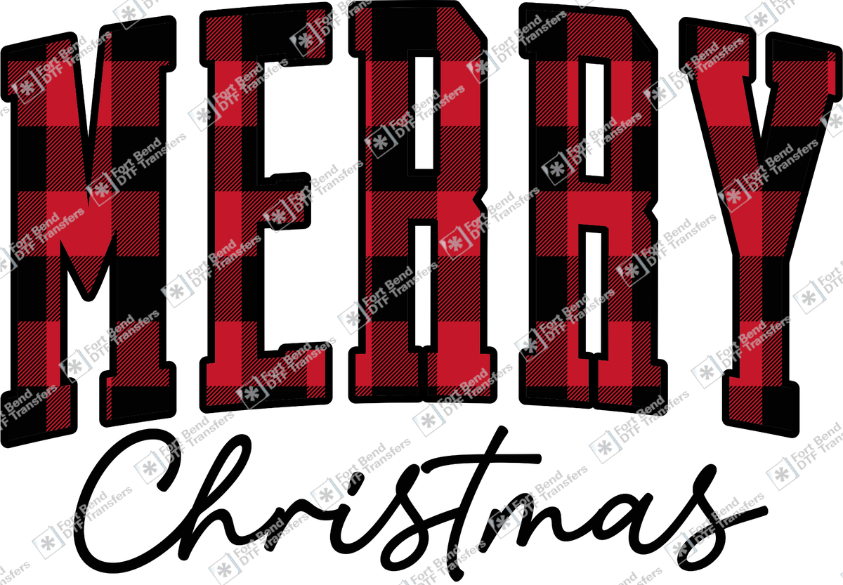Plaid Merry Red & Black