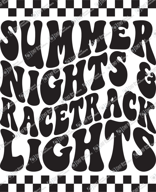 Summer Nights And Racetrack Lights