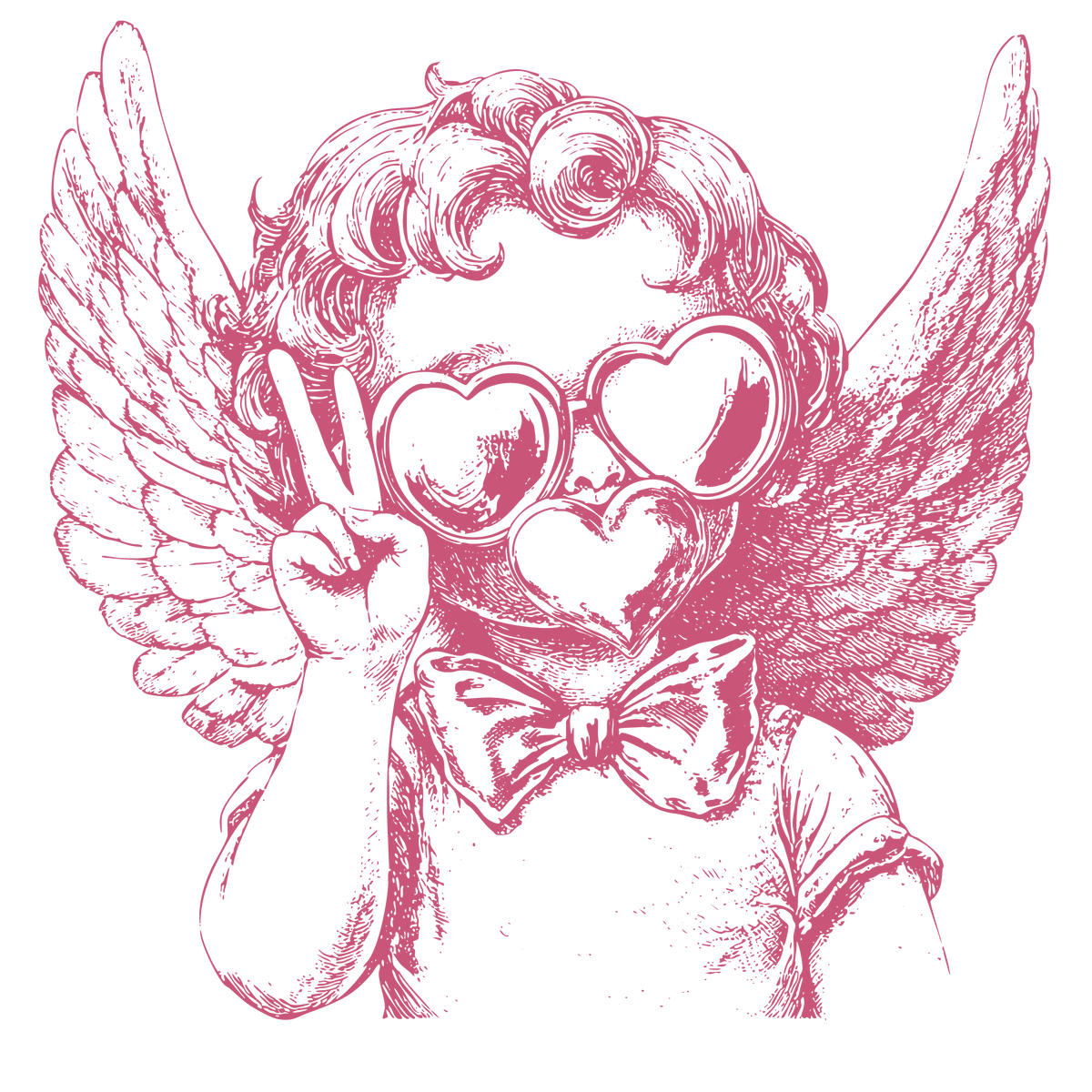 Half tone Cupid