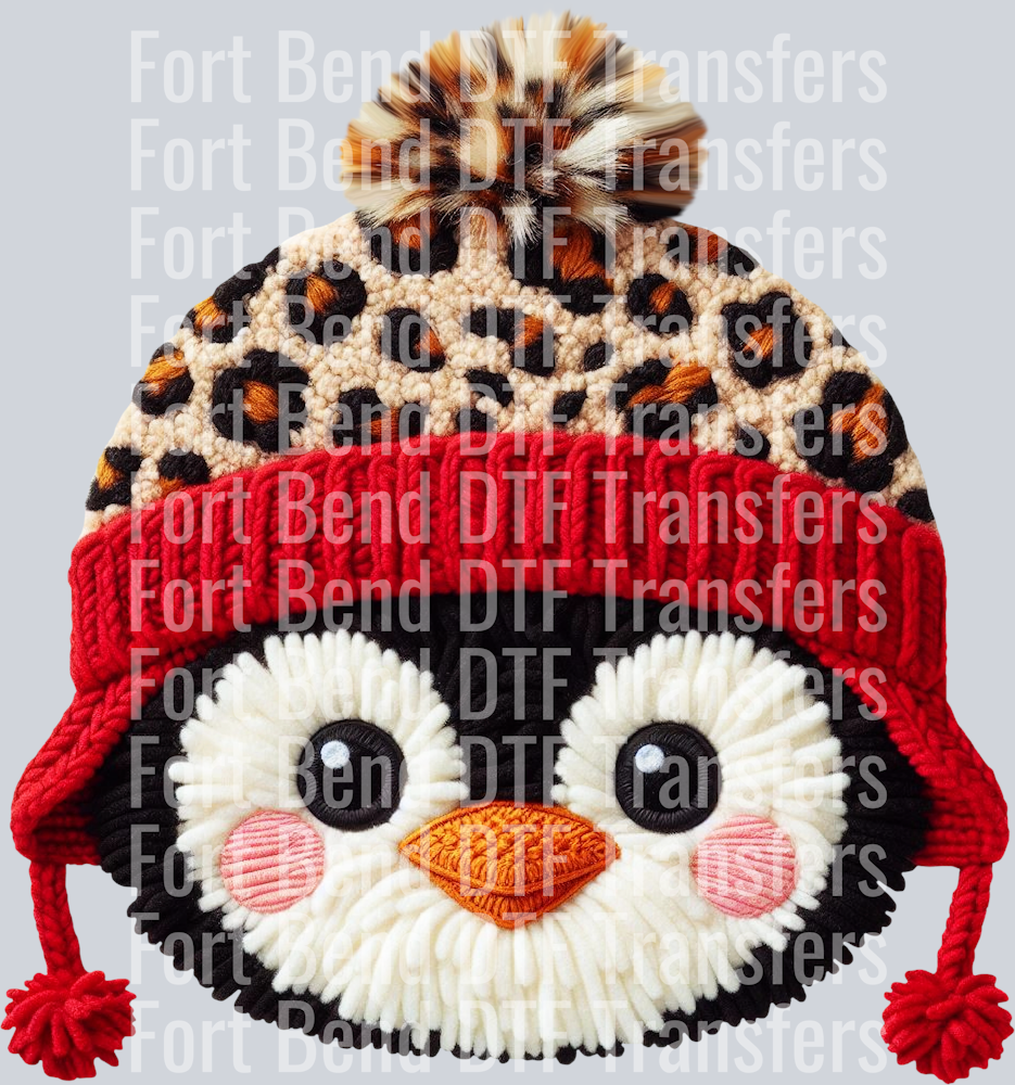 dws fy penguin in leopard hat 1